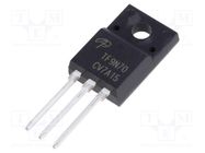 Transistor: N-MOSFET; unipolar; 700V; 5.8A; TO220F ALPHA & OMEGA SEMICONDUCTOR