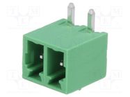 Pluggable terminal block; 3.81mm; ways: 2; angled 90°; socket DEGSON ELECTRONICS