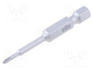 Screwdriver bit; Phillips; PH00; Overall len: 50mm; PROFESSIONAL WIHA