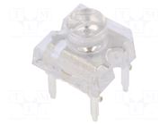 LED Super Flux; yellow; 7.62x7.62mm; 750÷1120mcd; 120°; 30mA OPTOSUPPLY