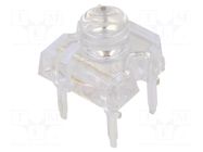 LED Super Flux; orange; 7.62x7.62mm; 750÷1120mcd; 120°; 30mA OPTOSUPPLY