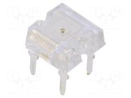 LED Super Flux; orange; 7.62x7.62mm; 750÷1000mcd; 180°; 50mA OPTOSUPPLY