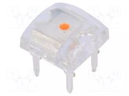 LED Super Flux; pink; 7.62x7.62mm; 260÷400mcd; 140°; Front: flat OPTOSUPPLY