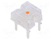 LED Super Flux; pink; 7.62x7.62mm; 260÷360mcd; 180°; Front: flat OPTOSUPPLY