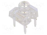 LED Super Flux; green; 7.62x7.62mm; 1120÷1560mcd; 120°; 30mA OPTOSUPPLY