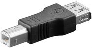 USB 2.0 Hi-Speed Adapter, USB 2.0 female (type A) - USB 2.0 female (type A) > USB 2.0 male (type B)