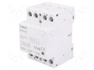 Contactor: 4-pole installation; 40A; 24VAC,24VDC; NO x4; IK ISKRA