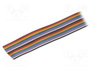 Wire: ribbon; HookUp Wire; 30x26AWG; stranded; Cu; unshielded; PVC ALPHA WIRE