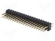 Pin header; pin strips; male; PIN: 40; straight; 1.27mm; THT; 2x20 CONNFLY