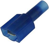 TERMINAL, MALE DISCONNECT, 0.25", CRIMP, BLUE