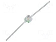 LED; green; 1.65mm; axial; 10÷40mcd; 28°; Front: convex; THT BROADCOM (AVAGO)