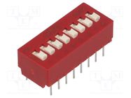 Switch: DIP-SWITCH; Poles number: 8; OFF-ON; 0.025A/25VDC; Pos: 2 C&K