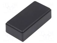 Enclosure: multipurpose; X: 39mm; Y: 78mm; Z: 23mm; SOAP 1; ABS; black TEKO