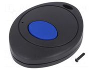 Enclosure: for remote controller; OVO; X: 43mm; Y: 55mm; Z: 14mm; ABS TEKO