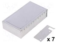 Enclosure: shielding; X: 68mm; Y: 122mm; Z: 28mm; steel TEKO