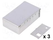 Enclosure: shielding; X: 50mm; Y: 83mm; Z: 26mm; steel TEKO