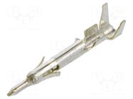 Contact; male; Mini Universal MATE-N-LOK; brass; tinned; crimped TE Connectivity