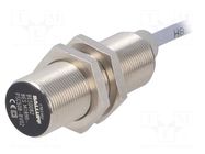 Sensor: inductive; OUT: PNP / NO; 0÷5mm; 12÷30VDC; M18; 2m; IP67 BALLUFF