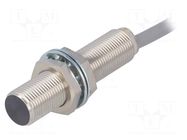 Sensor: inductive; OUT: PNP / NO; 0÷4mm; 12÷30VDC; M12; 2m; IP67 BALLUFF
