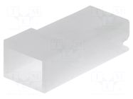 Terminals cover; female; for push-on 6.3mm connectors; ways: 1 TE Connectivity