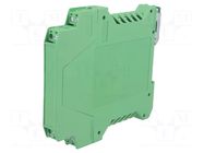 Enclosure: for DIN rail mounting; polyamide; green; terminals: 8 DEGSON ELECTRONICS