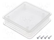 Enclosure: for computer; ABS,polycarbonate; semi-transparent TEKO