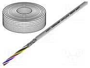 Wire; UNITRONIC® LiYCY; 32x0.25mm2; PVC; grey; 500V; 100m; CPR: Eca LAPP