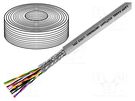 Wire; UNITRONIC® LiYCY (TP); 10x2x0.25mm2; PVC; grey; 500V LAPP