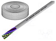 Wire; UNITRONIC® LiYY (TP); 2x2x0.5mm2; unshielded; 500V; Cu; grey LAPP