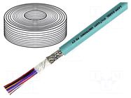 Wire: data transmission; UNITRONIC® FD CY; 3x0.25mm2; grey; Cu LAPP