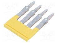 Comb bridge; yellow WEIDMÜLLER