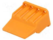 Secondary lock; female; PIN: 8; orange; DTM DEUTSCH