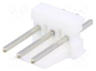 Connector: wire-board; socket; male; PIN: 3; MTA-100; straight; THT TE Connectivity