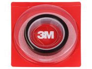 Tape: high temperature resistant; Thk: 0.07mm; 62%; amber; L: 33m 3M