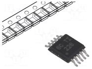 IC: instrumentation amplifier; VSSOP10; Features: 16bit ADC TEXAS INSTRUMENTS