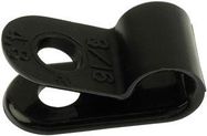 CABLE CLAMP, NYLON 6.6, 0.187", BLACK