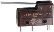 MICROSWITCH STRAIGHT LEVER SPDT 5A 250V