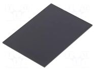 Cover; X: 50.5mm; Y: 70.5mm; -20÷60°C; ABS; Cover colour: black GAINTA