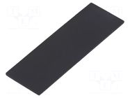 Cover; X: 13.5mm; Y: 40.5mm; -20÷60°C; ABS; Cover colour: black GAINTA
