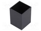 Enclosure: designed for potting; X: 26mm; Y: 26mm; Z: 35mm; ABS GAINTA