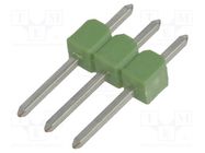 Pin header; pin strips; AMPMODU MOD II; male; PIN: 3; straight TE Connectivity