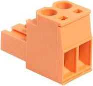 TERMINAL BLOCK PLUGGABLE, 2 POSITION, 28