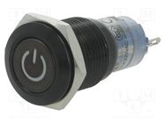 Switch: vandal resistant; Pos: 2; SPDT; 0.5A/220VAC; 1A/24VDC; IP40 ONPOW