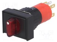 Switch: rotary; Pos: 2; SPST-NO + SPST-NC; 3A/220VAC; 2A/24VDC ONPOW