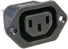 CONNECTOR, POWER ENTRY, RECEPTACLE, 15A