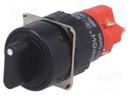 Switch: rotary; Pos: 2; SPST-NO + SPST-NC; 3A/220VAC; 2A/24VDC 