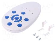 Enclosure: for remote controller; X: 66mm; Y: 110mm; Z: 21mm; ABS MASZCZYK