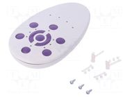 Enclosure: for remote controller; X: 66mm; Y: 110mm; Z: 21mm; ABS MASZCZYK