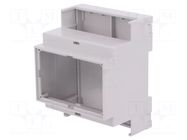 Enclosure: for DIN rail mounting; Y: 90mm; X: 71.2mm; Z: 53mm; PPO ITALTRONIC