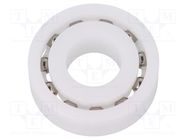 Bearing: ball; Øint: 20mm; Øout: 47mm; W: 14mm; Cage: polyamide IGUS